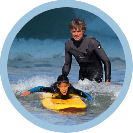 cours découverte ecole de surf anglet uhaina